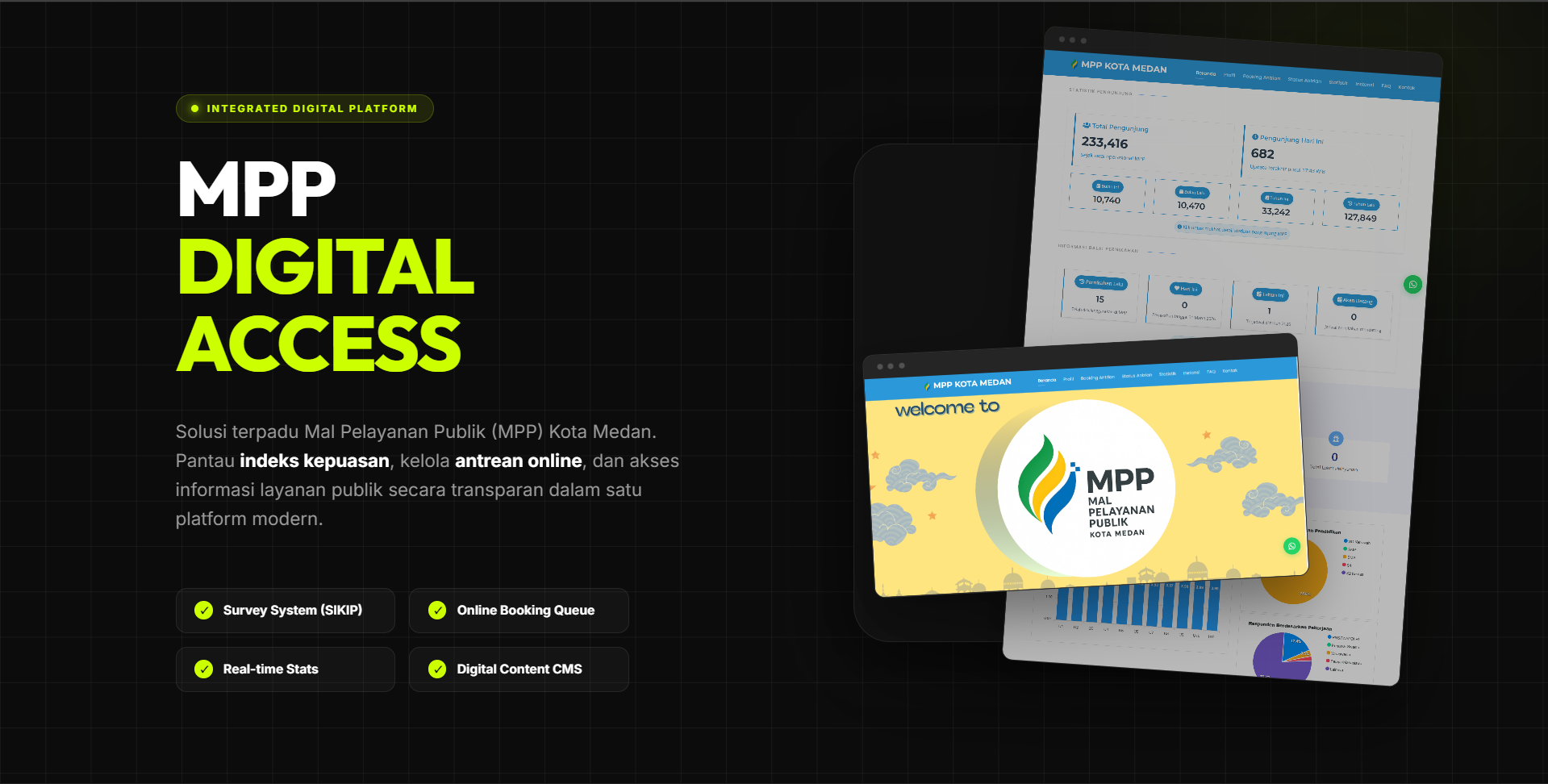 Mal Pelayanan Publik (MPP) Kota Medan - Digital Platform
